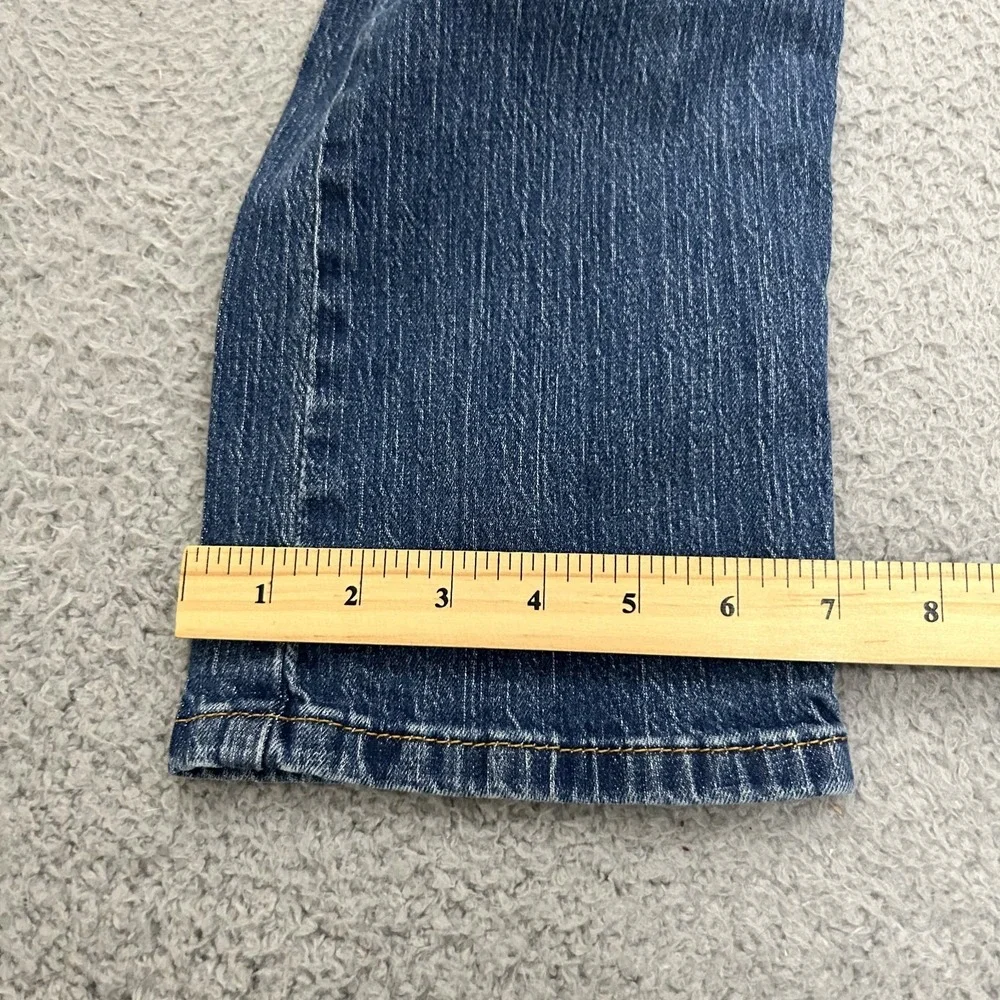 Levis Jeans Mens 33x30 Blue Denim 502 Tapered American Stretch Medium Wash Adult